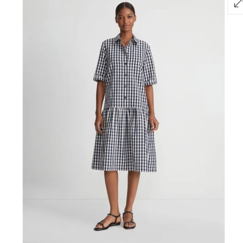 Lafayette 148 New York Womens Troy Dress, navy, size S, perfect condition - Picture 2 of 6